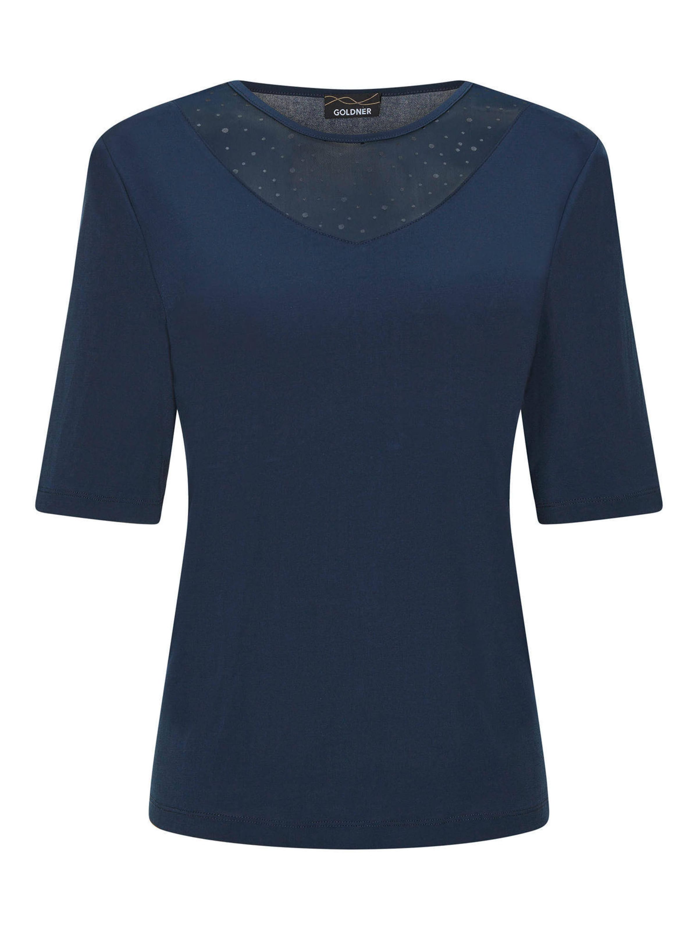 Chemisier Goldner en bleu : devant