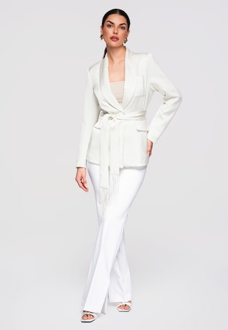 Ombre Blazer in White