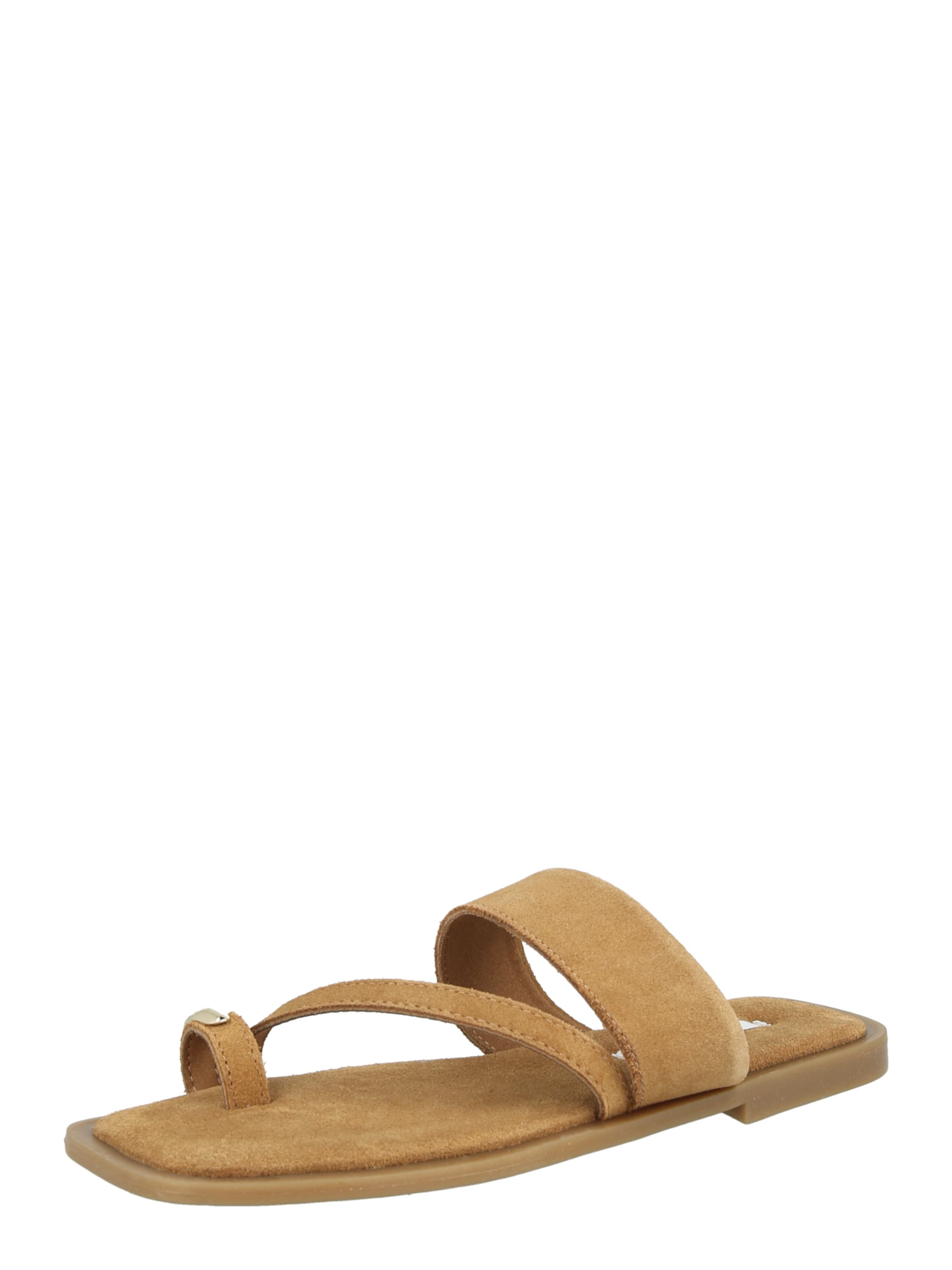 STEVE MADDEN Босоножки через палец 'Ellaina' в Бежевый: спереди