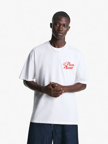 Bershka Póló 'TOY STORY' - fehér
