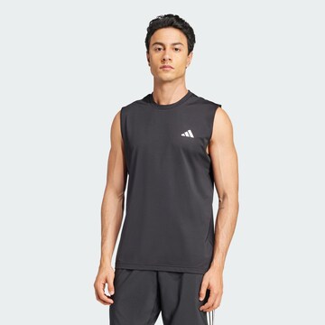 ADIDAS PERFORMANCE Performance Shirt in Black: front