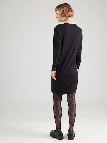 s.OliverPletena haljina - crna boja