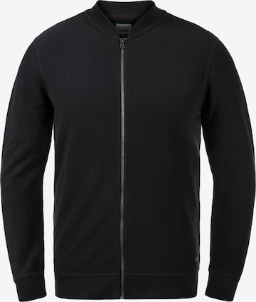 BLEND Zip-Up Hoodie 'Frank' in Black: front