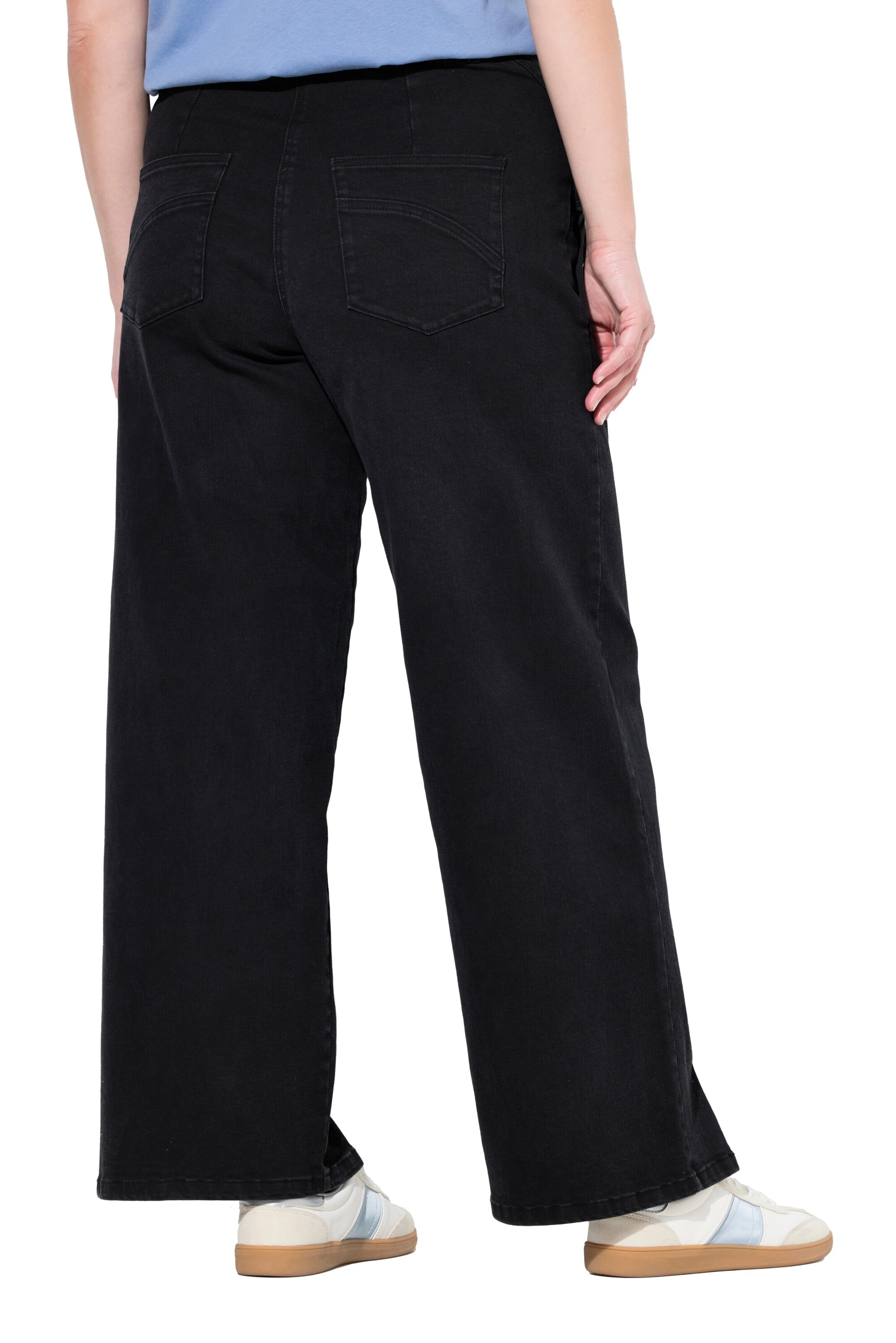 Ulla Popken Regular Jeans in Zwart