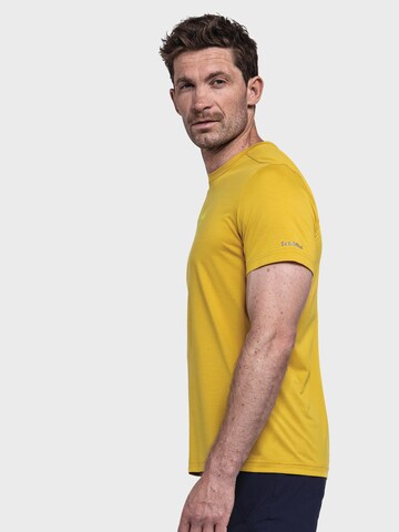 T-Shirt fonctionnel 'Circ Sulten' Schöffel en jaune