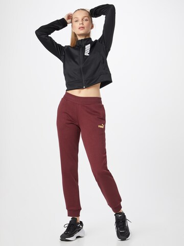 PUMA Tapered Sportbroek in Lila