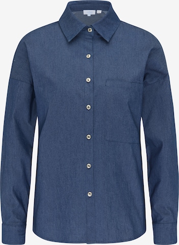 usha BLUE LABEL Blúzka - Modrá: predná strana