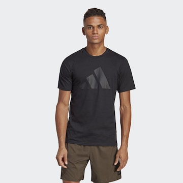 T-Shirt fonctionnel 'Train Essentials Feelready' ADIDAS PERFORMANCE en noir : devant