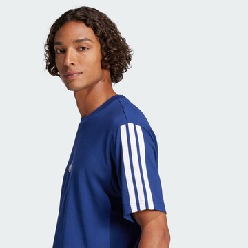 ADIDAS SPORTSWEAR Λειτουργικό μπλουζάκι 'Essentials 3' σε μπλε