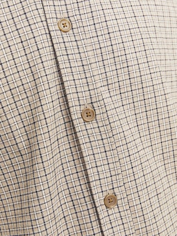 JACK & JONES Regular fit Button Up Shirt 'JPRBLAbradfort' in Grey