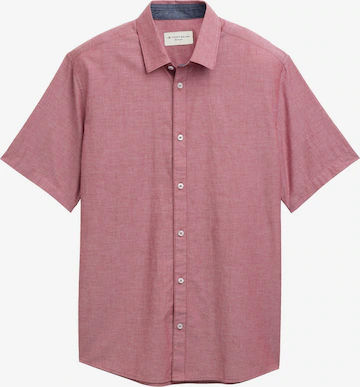 TOM TAILOR - Regular Fit Camisa em vermelho: frente