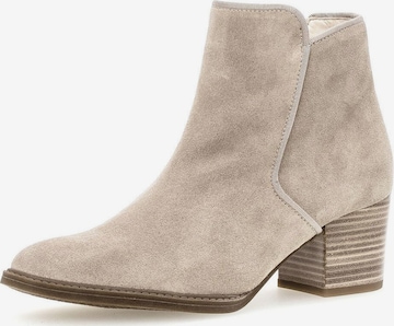 GABOR Ankle Boots in Beige: front