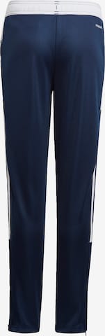 ADIDAS PERFORMANCESlimfit Sportske hlače 'Tiro' - plava boja