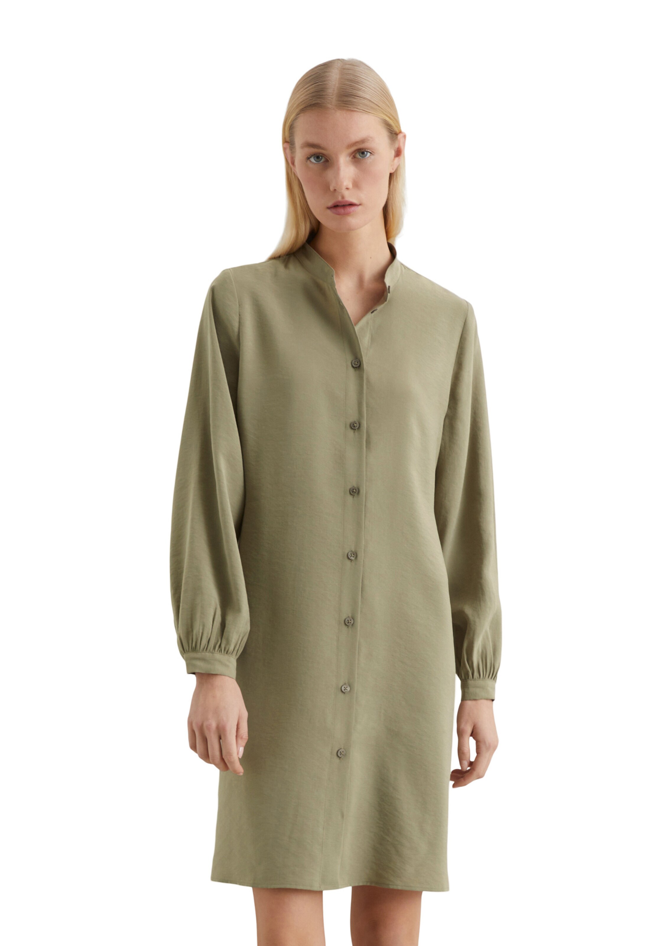 Marc O'Polo DENIM Shirt dress in Green: front