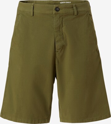 North Sails Loose fit Pants in Green: front