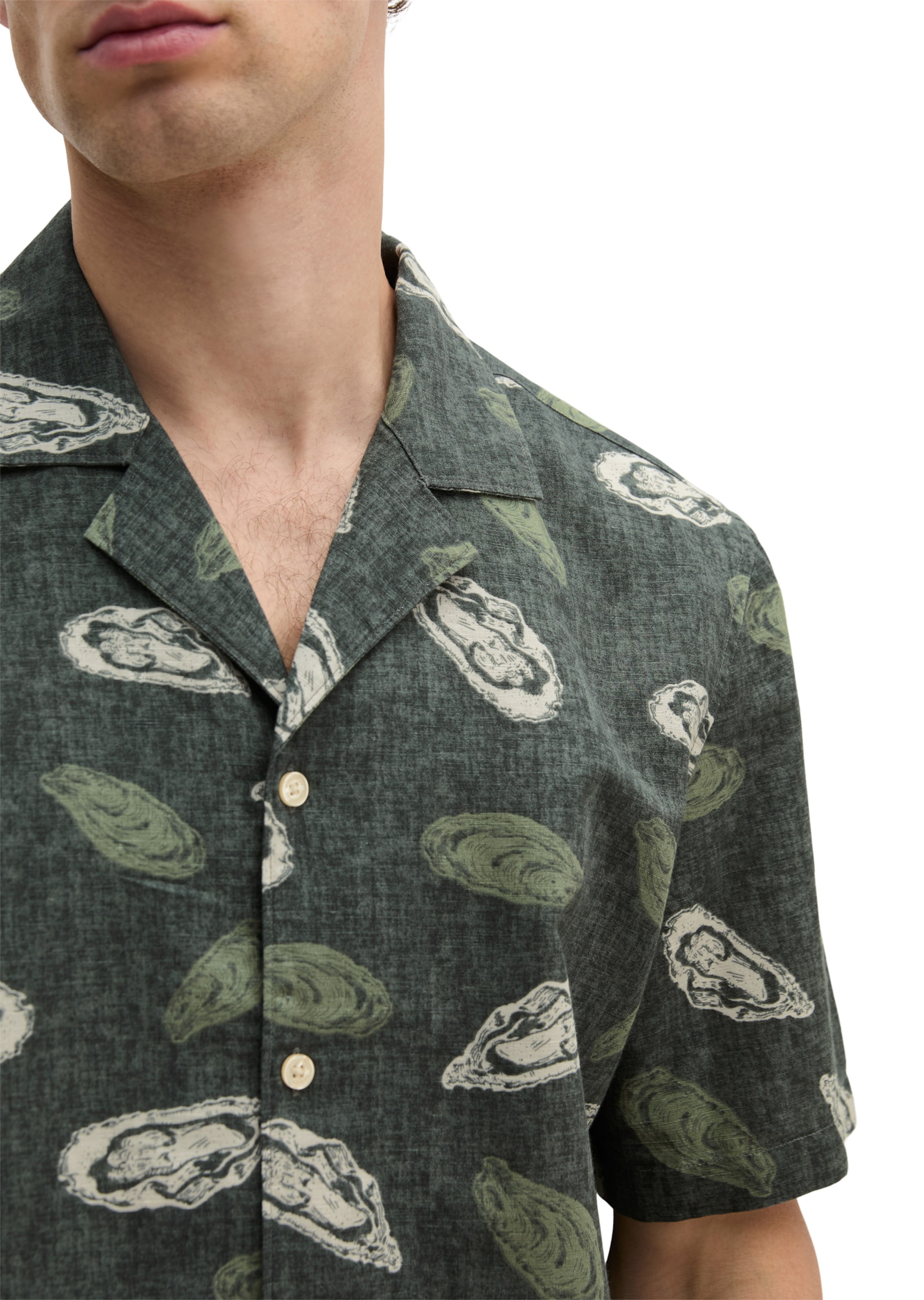 Marc O'Polo Regular fit Button Up Shirt in Green