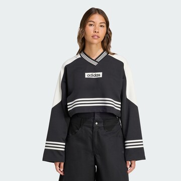 ADIDAS ORIGINALS Свитшот в Черный: спереди