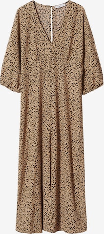 MANGO Shirt Dress 'BOMBAY' in Brown: front