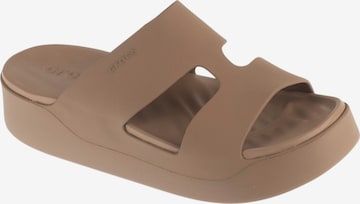 Crocs Sandals in Brown: front