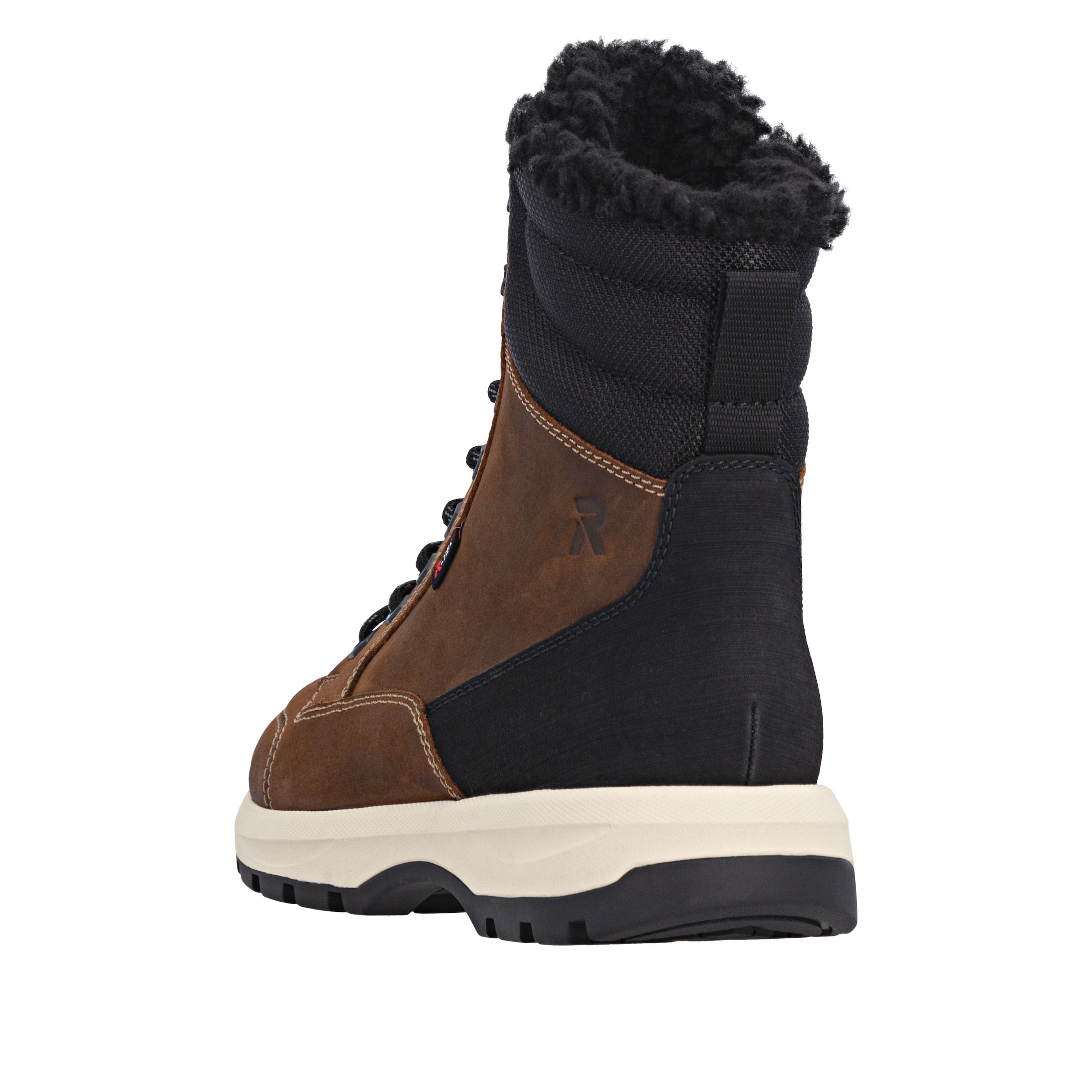 Rieker Schnürstiefel 'U1672' in Braun