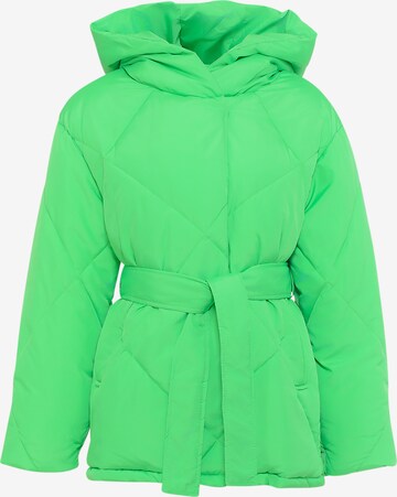 FRESHLIONS Winter Jacket ' Elisane ' in Green: front