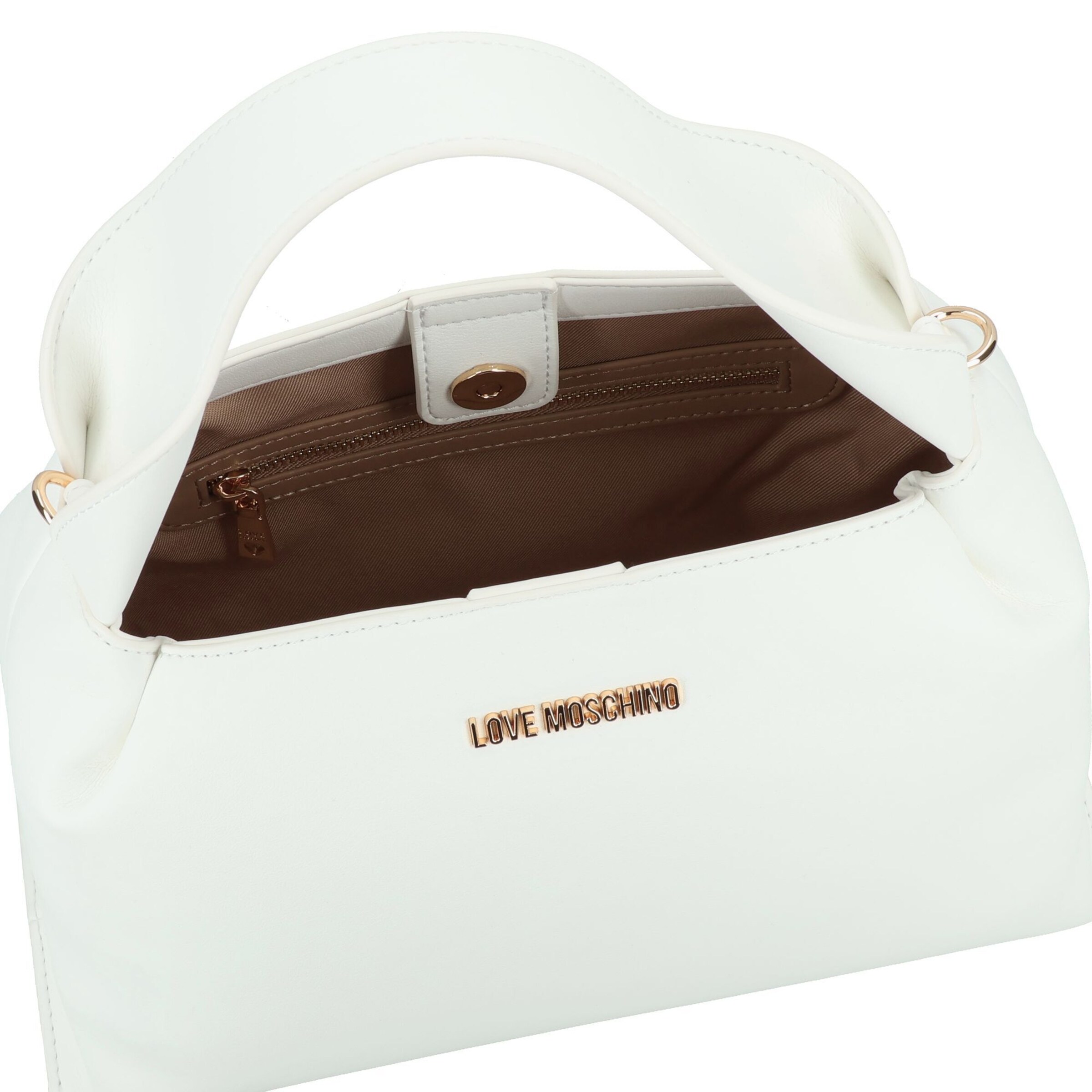 Borsa a mano 'Aura' di Love Moschino in bianco