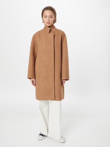 Vanessa Bruno Between-seasons coat 'MAGUELONE' in Brown: front