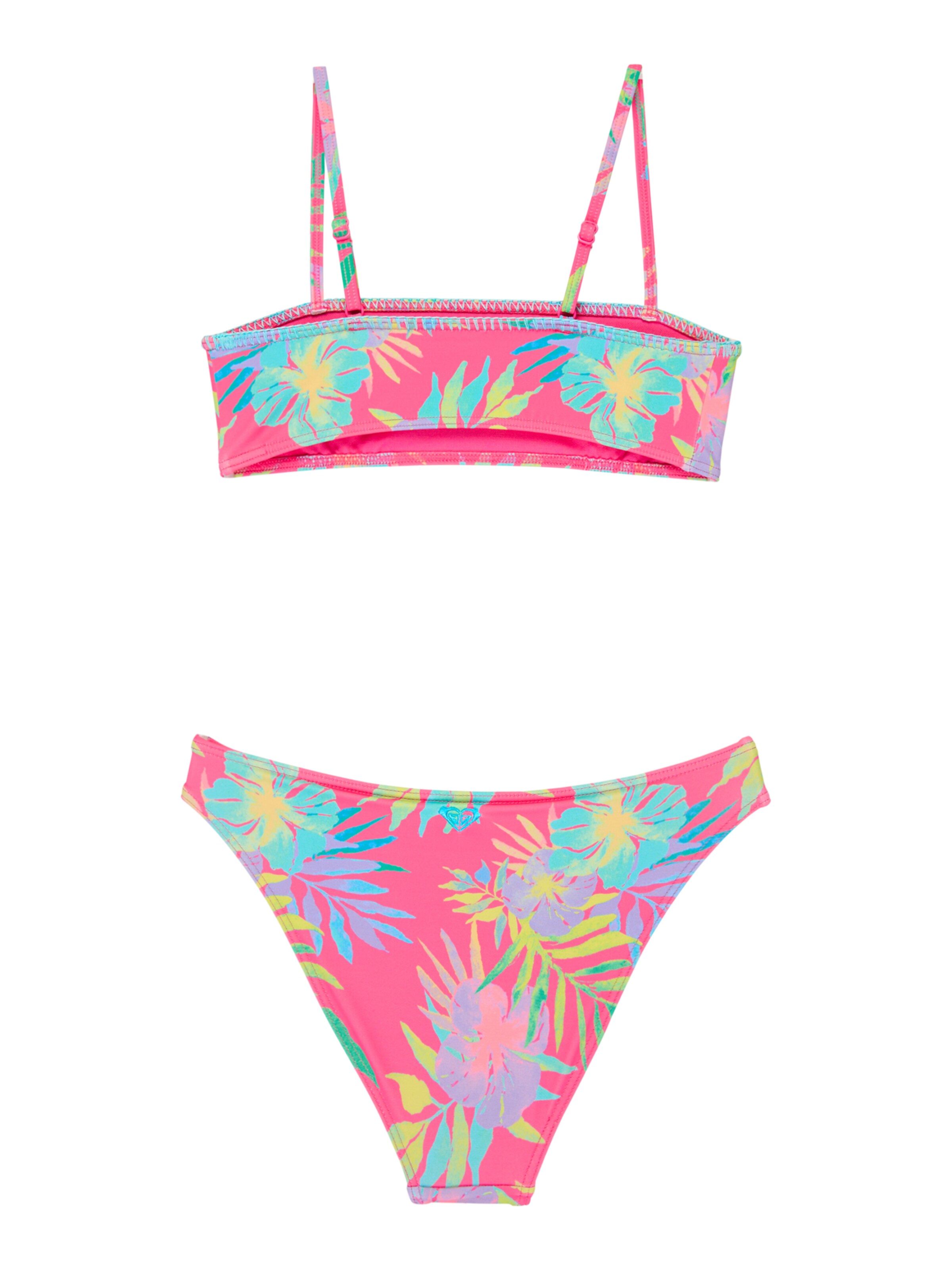 ROXY Bandeau Bikini 'Aquarella' in Pink