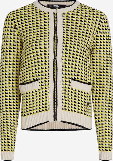 Karl Lagerfeld Kardigan w kolorze ecru / żółty / czarnym, Podgląd produktu