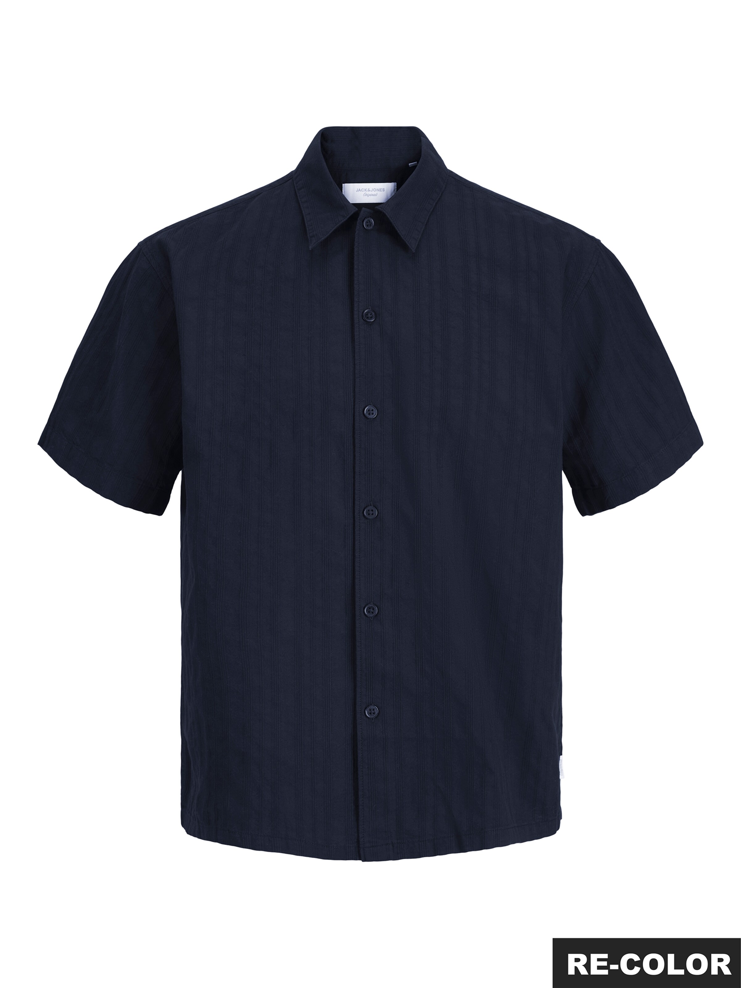 JACK & JONES Regular fit Button Up Shirt in Blue