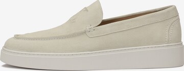 Kazar Studio Slip-Ons in Beige: front