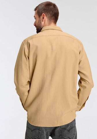 LEVI'S ® Comfort fit Button Up Shirt 'Jackson Worker' in Beige