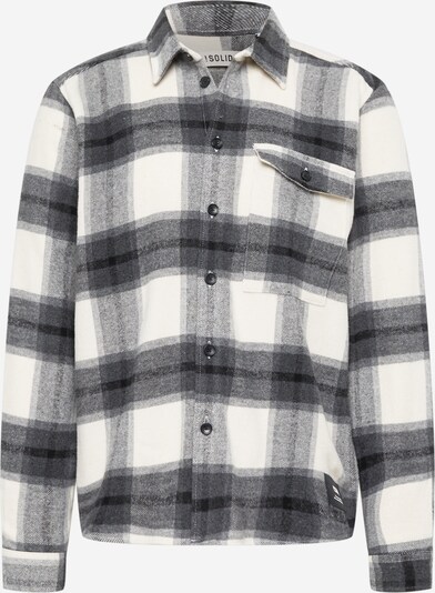 !Solid Button Up Shirt in Graphite / White, Item view