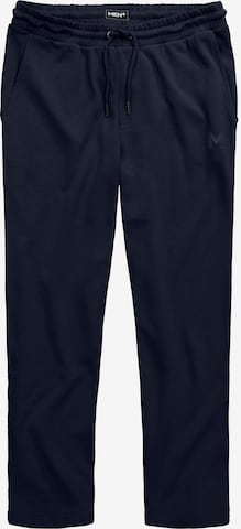 Men Plus Hose in Blau: Vorderseite