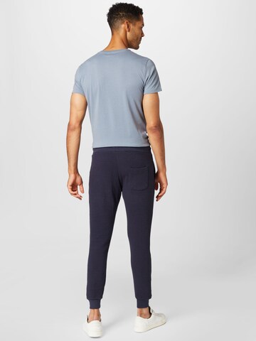 BURTON MENSWEAR LONDON Tapered Trousers 'Ottoman' in Blue