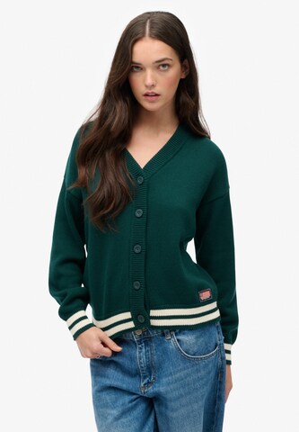 Cardigan Superdry en vert : devant
