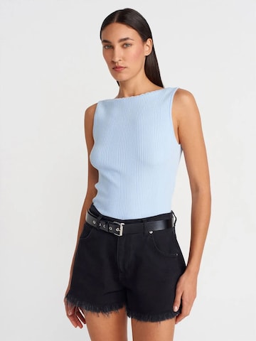 Tops en tricot Dilvin en bleu : devant