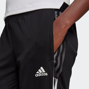 ADIDAS SPORTSWEAR Tapered Παντελόνι φόρμας 'Tiro 21' σε μαύρο