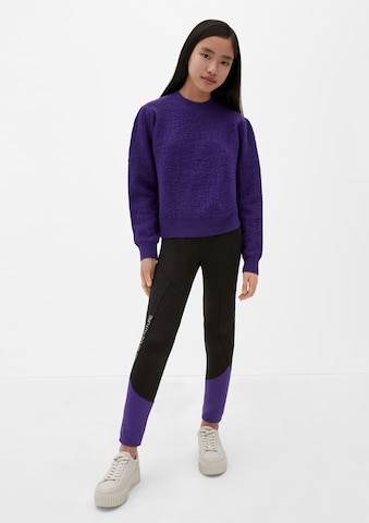 Coupe slim Leggings s.Oliver en violet