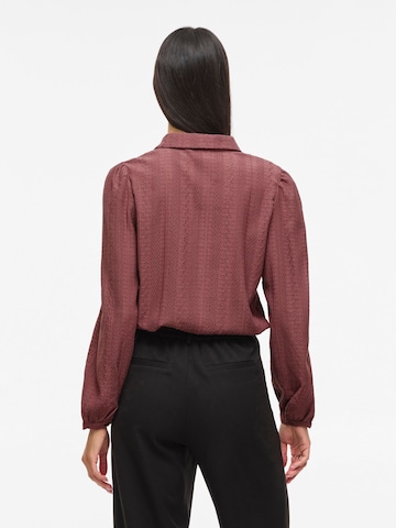 VILA Blouse 'VIZania' in Brown