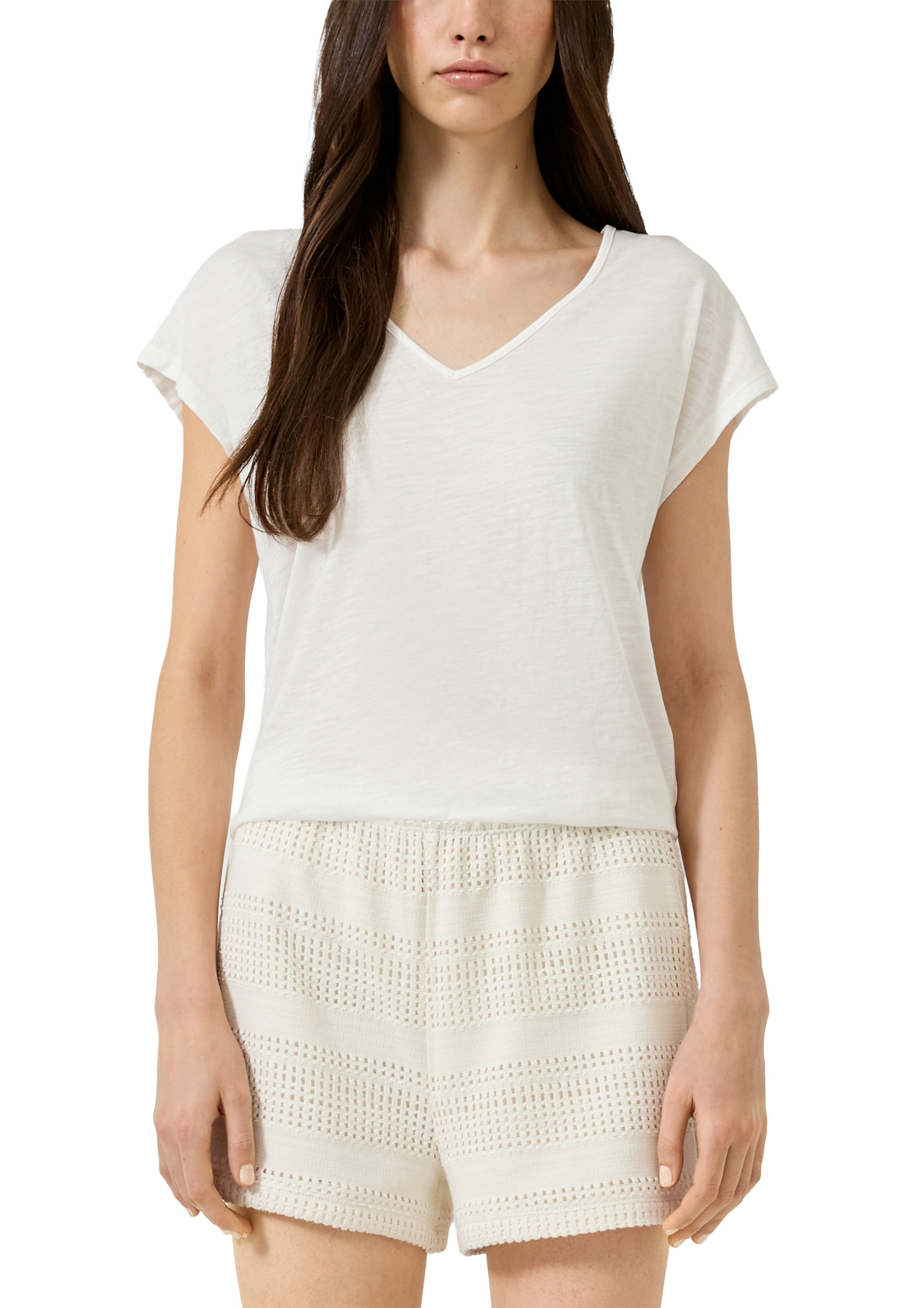 T-shirt QS en beige