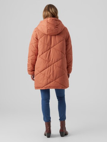 MAMALICIOUS Winter Jacket in Orange