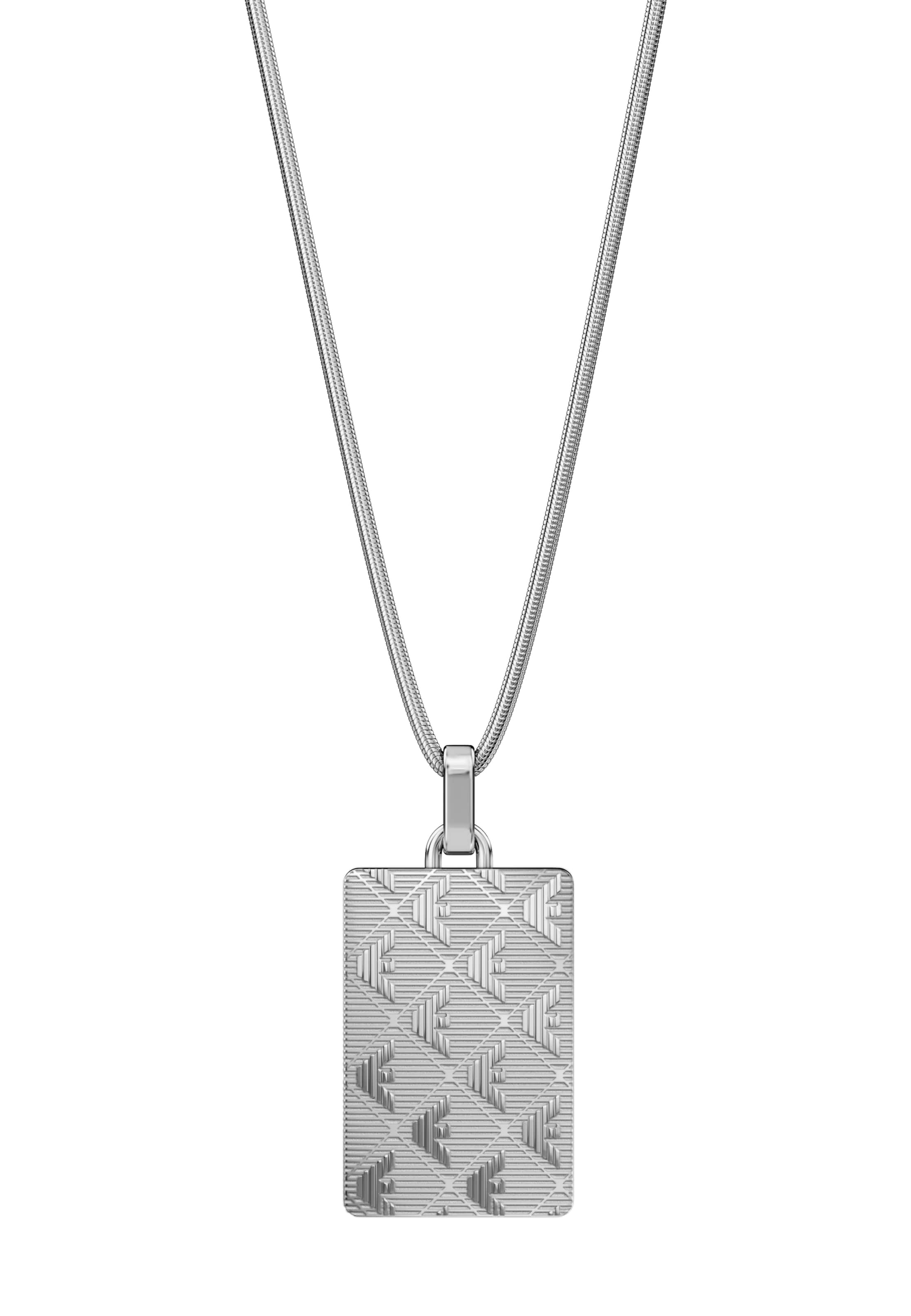 Emporio Armani Łańcuszek w kolorze srebrny