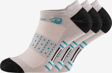 Chaussettes de sport GIESSWEIN en gris : devant