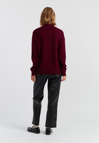 Chinti & Parker Svetr 'Tea Time Snoopy' – červená