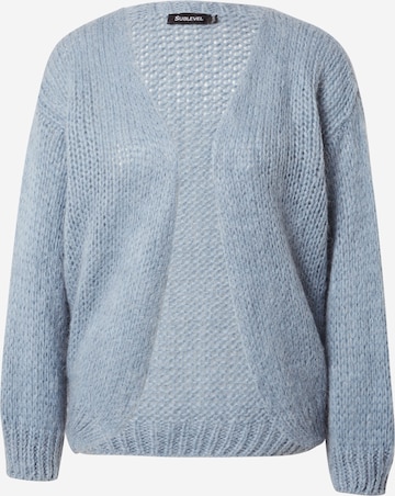 Sublevel Knit Cardigan in Blue: front