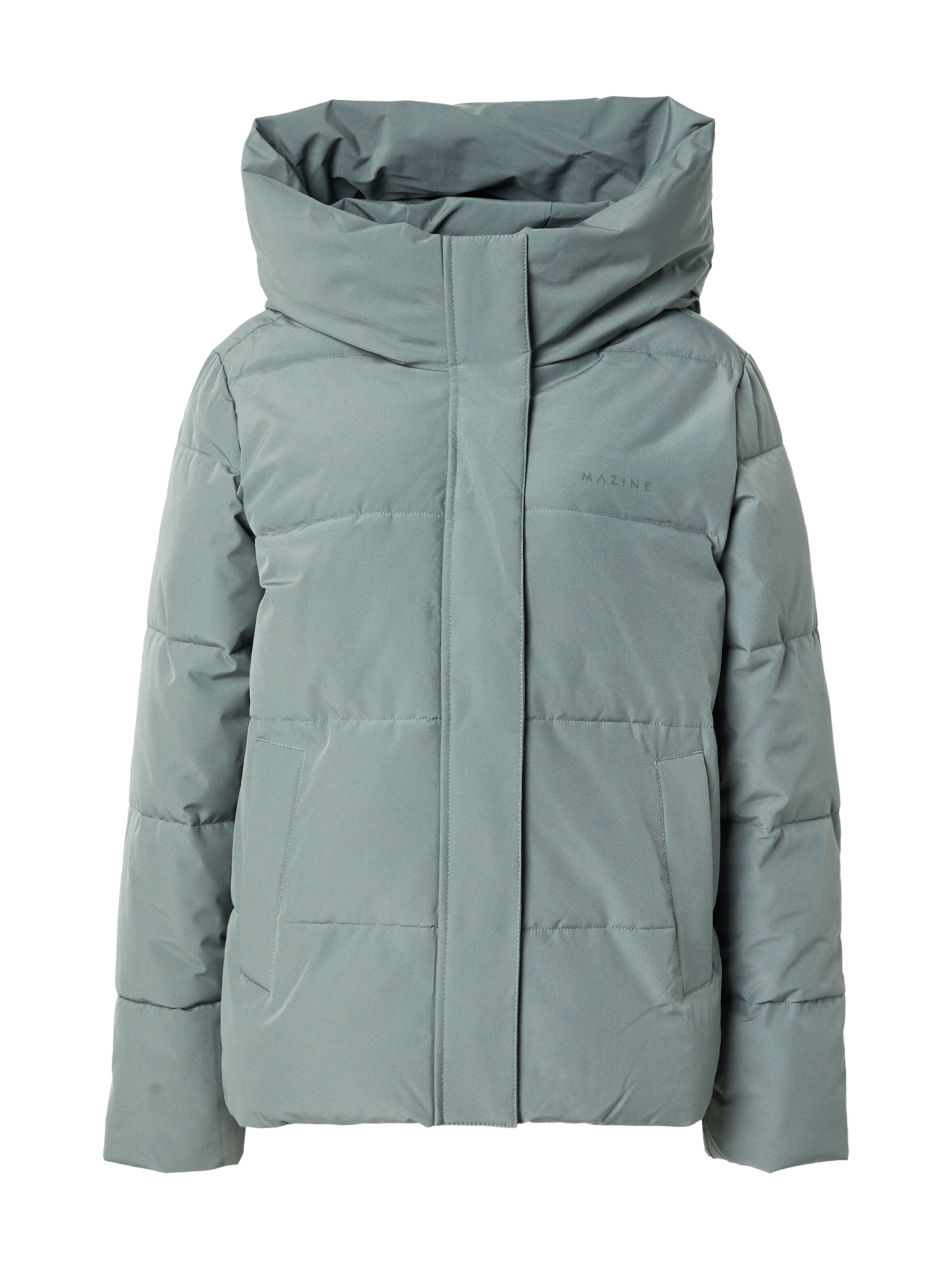 mazine Zimní bunda – zelená: přední strana