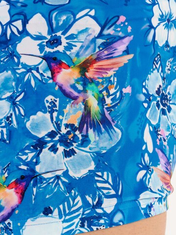 HOM Bathing trunks ' Swim Shorts Colibris ' in Blue