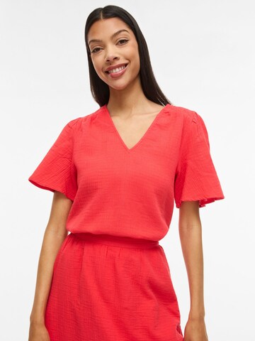 VILA Blouse 'VILania' in Rood: voorkant