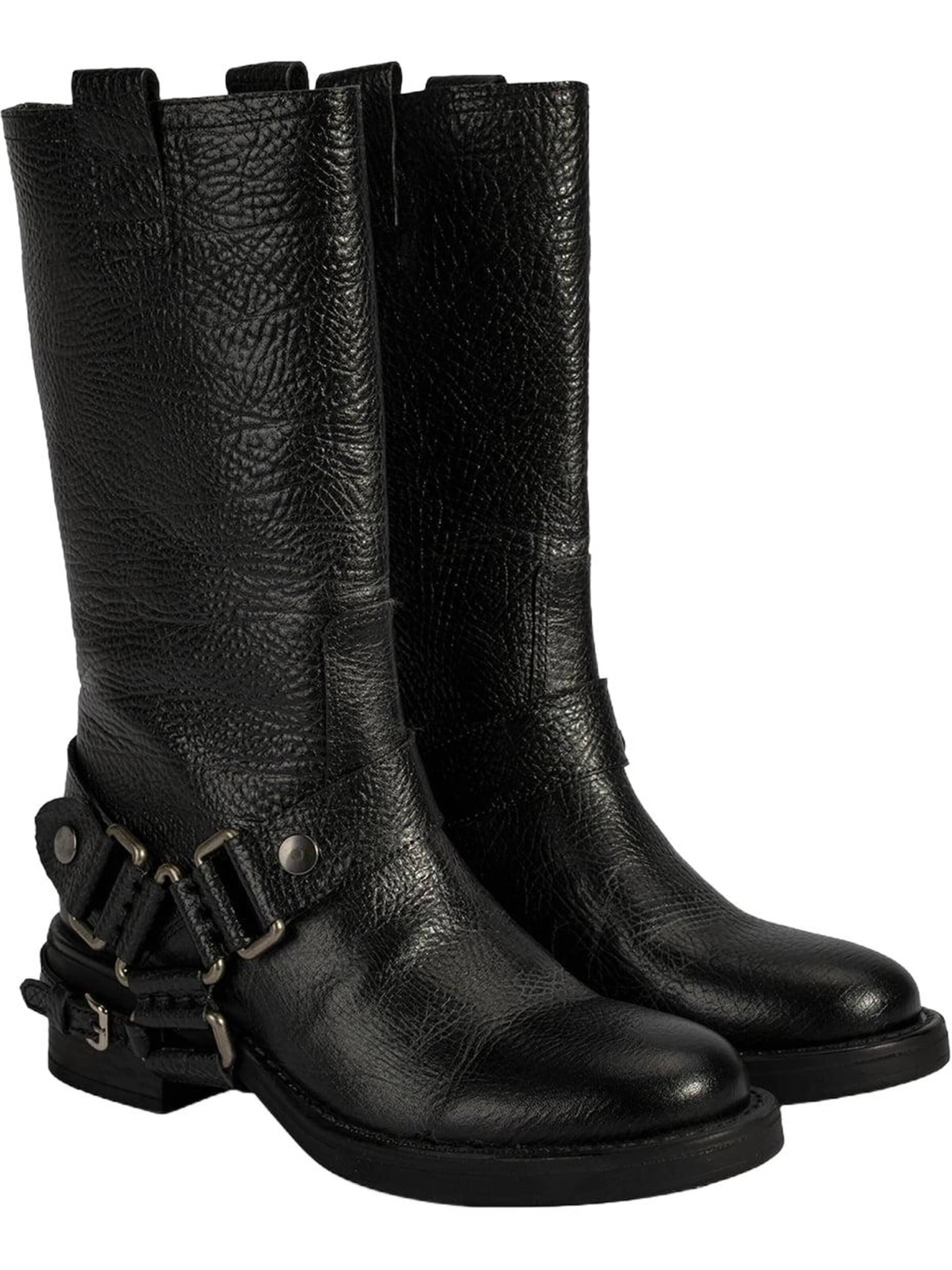 Desa - Botas 'Stiefel' en negro: frente